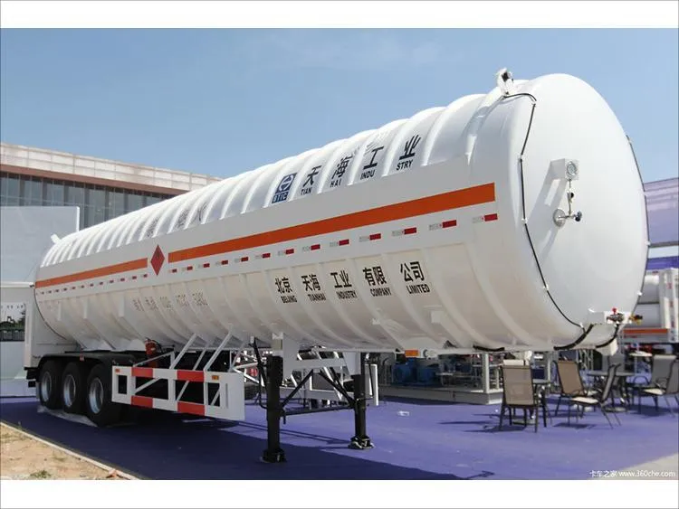 Kriogeninis skystas puspriekabė